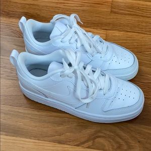 Kids size 3.5 Nike Court Vision Lows